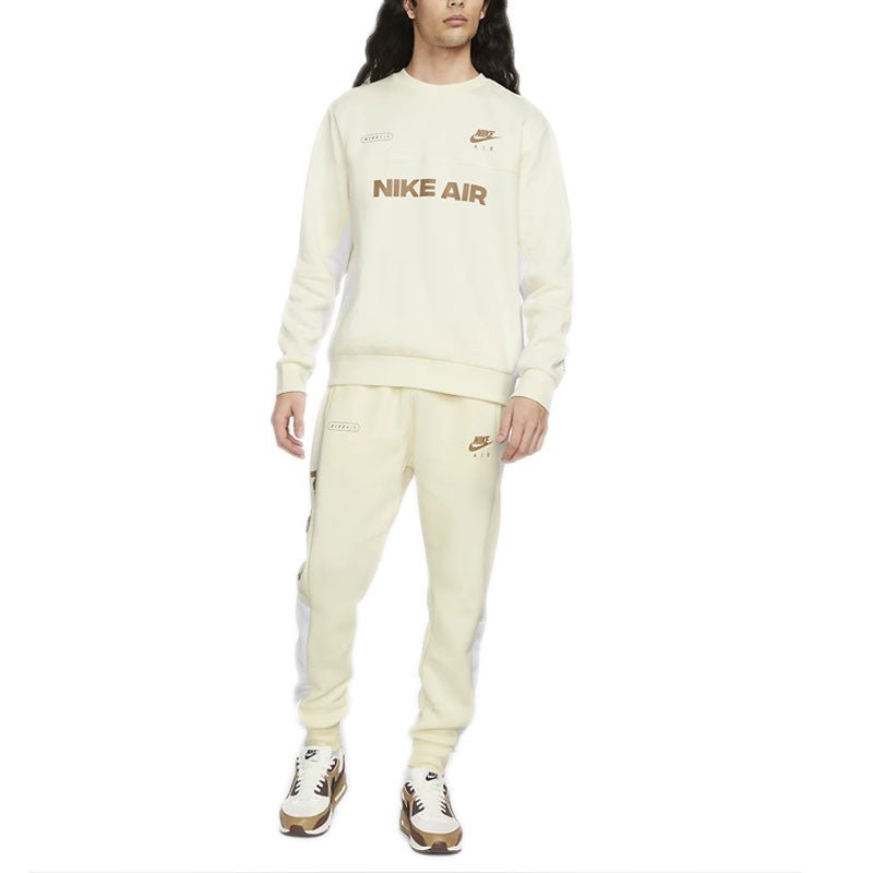 Pantalones de chándal Nike Nsw Air con parte trasera cepillada - Beige - Hombre - Nike2 - The Bradery