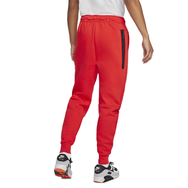 Tech Fleece Tracksuit Bottoms - Red