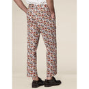 Pantalon - Ecru - Motif Cachemire CHINO De Fursac