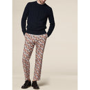Pantalon - Ecru - Motif Cachemire CHINO De Fursac