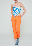 Pantalon Elias Tuni - Orange - Modetrotter - The Bradery