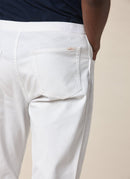 Cotton Stretch Jean Pants Blanc - Blanc - De Fursac - The Bradery