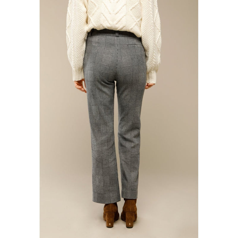 Pantalon Juliette - Prince De Galles - Rouje* - The Bradery