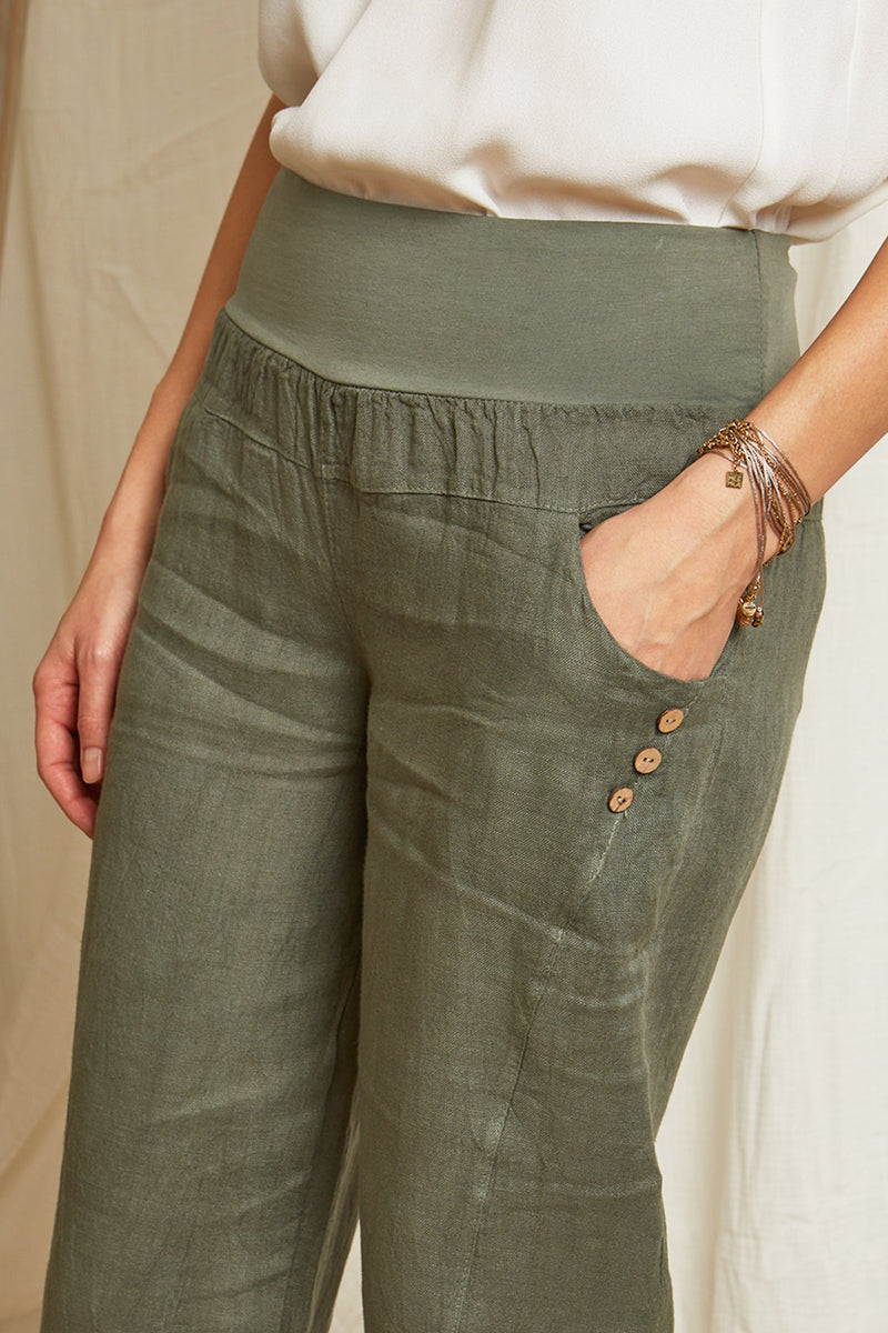 Pantalon Kaki - Femme PANTALONS & SHORTS Autour Du Lin