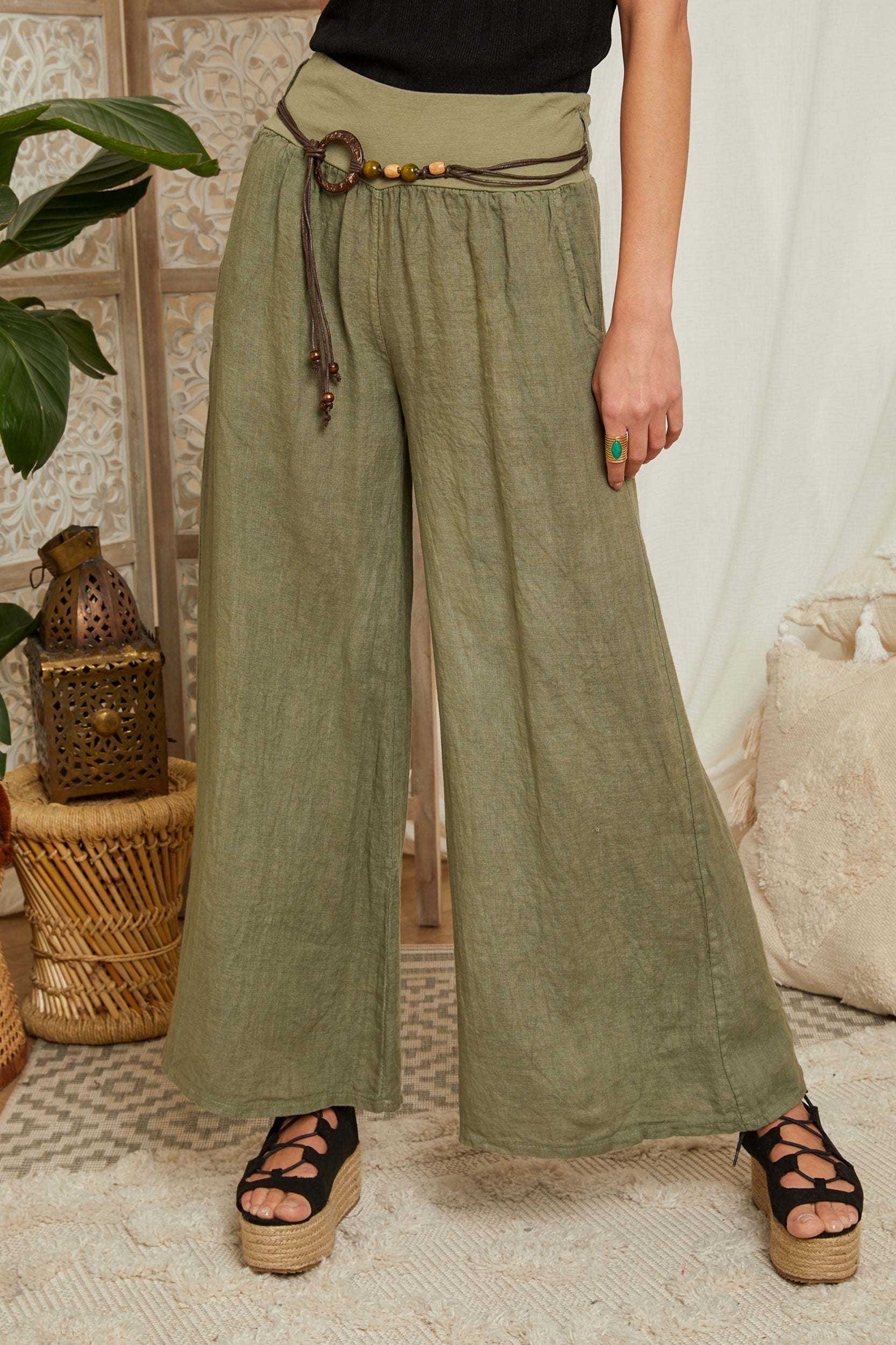 Pantalones caqui - Mujer PANTALONES Y SHORTS Autour Du Lin
