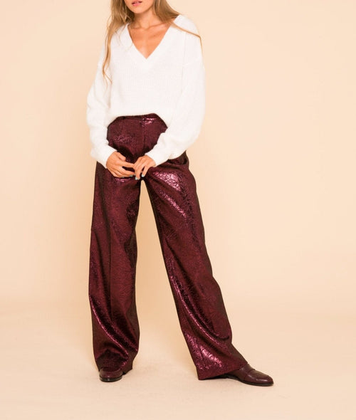 Pantalon Marcus Diana - Bordeaux - Modetrotter - The Bradery