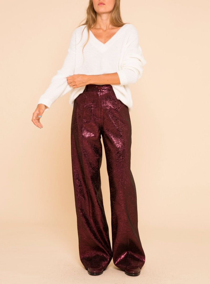 Pantalon Marcus Diana - Bordeaux - Modetrotter - The Bradery