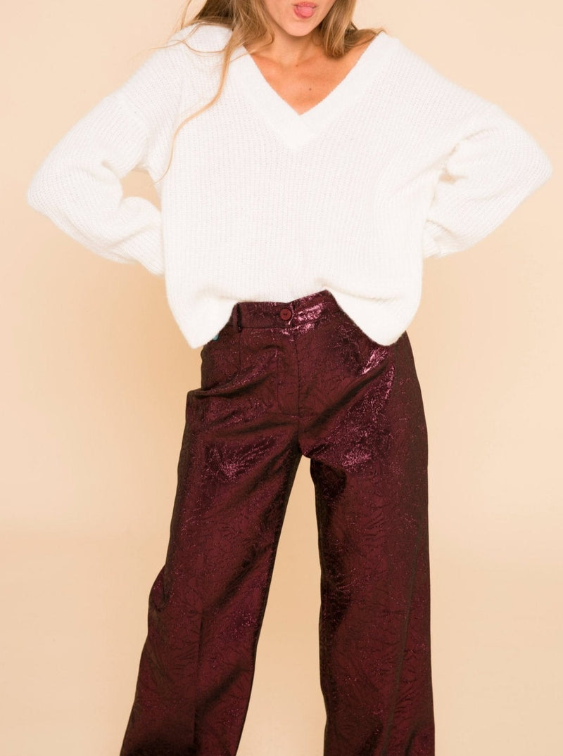 Pantalon Marcus Diana - Bordeaux - Modetrotter - The Bradery