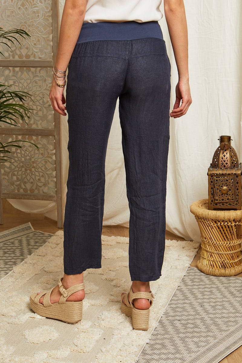 Pantalon Marine - Femme PANTALONS & SHORTS Autour Du Lin