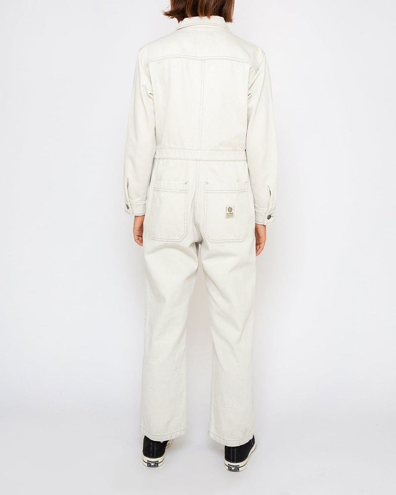 Pantalon Metro Coverall - Blanc Blanchi - Femme Pantalon Deus Ex Machina