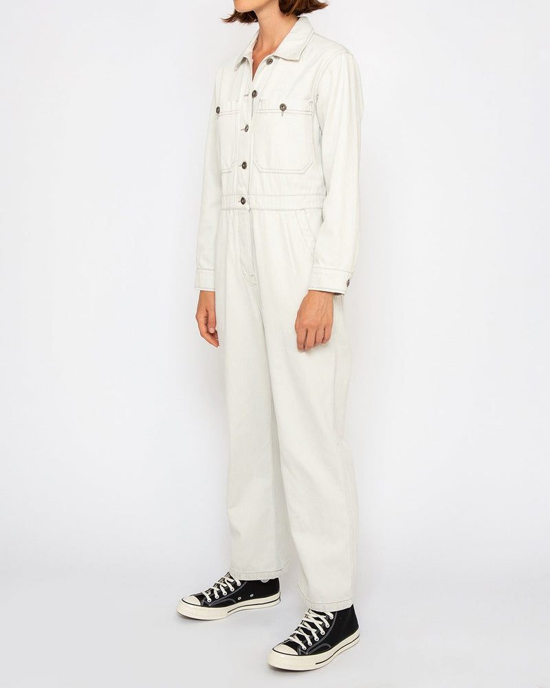 Pantalon Metro Coverall - Blanc Blanchi - Femme Pantalon Deus Ex Machina