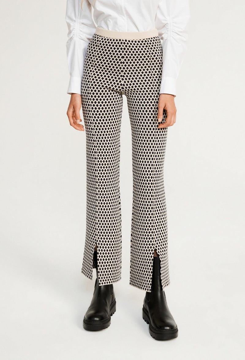 Claudie Pierlot Pantalón Minúsculo - Bicolor - - The Bradery