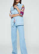 Pantalon Nathan Mansel - Bleu Clair - Modetrotter - The Bradery