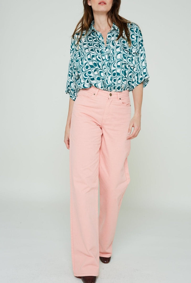 Pantalon Nathan Naity - Rose - Modetrotter - The Bradery