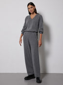 Pantalon Niman - Gris Chiné Fonce - Notshy - The Bradery