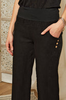 Pantalon Noir - Femme PANTALONS & SHORTS Autour Du Lin