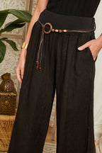 Pantalón Negro - Mujer PANTALONES Y SHORTS Autour Du Lin
