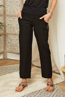 Pantalon Noir - Femme PANTALONS & SHORTS Autour Du Lin