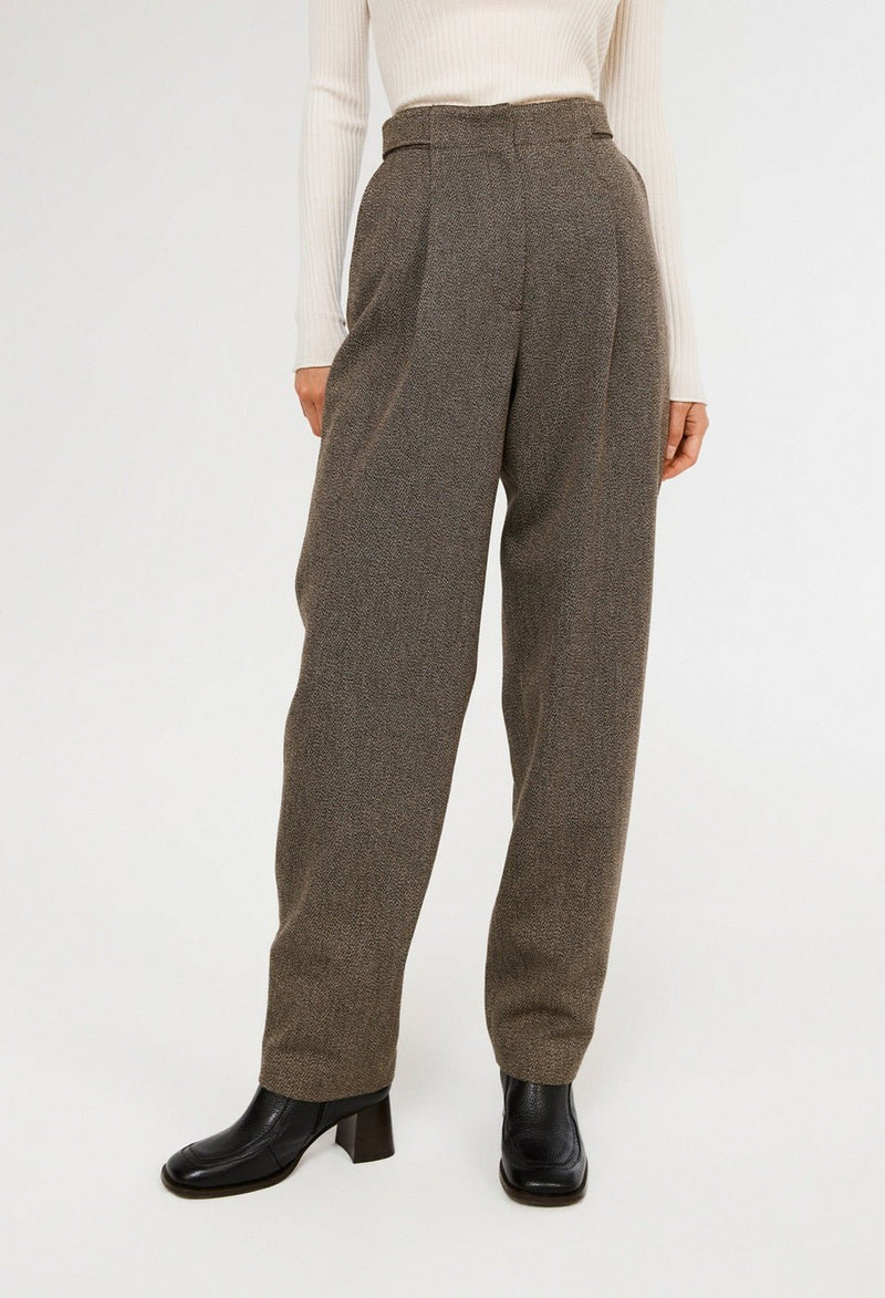 Claudie Pierlot Pantalones Paillette - Marrón - - The Bradery