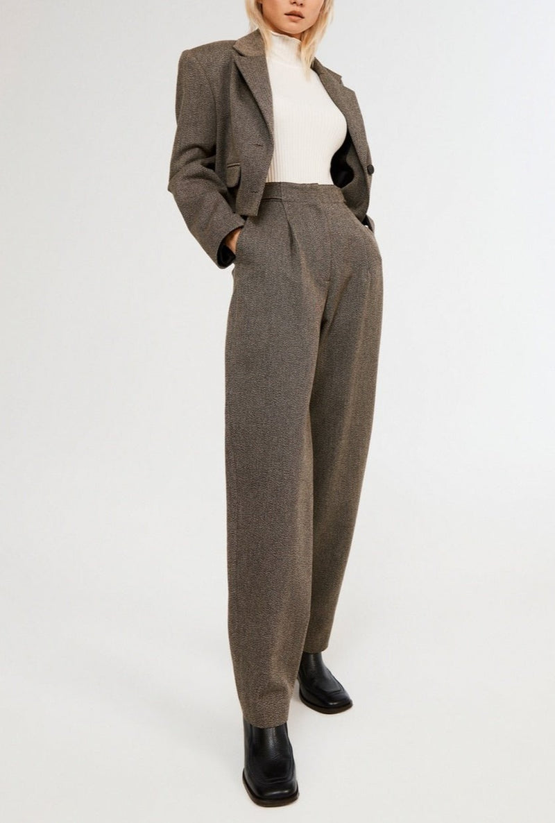 Paillette Pants - Brown - Claudie Pierlot - The Bradery