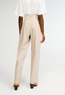 Patcho Pants - Beige - Claudie Pierlot - The Bradery