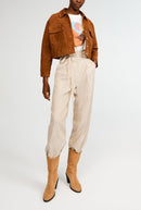 Patcho Pants - Beige - Claudie Pierlot - The Bradery