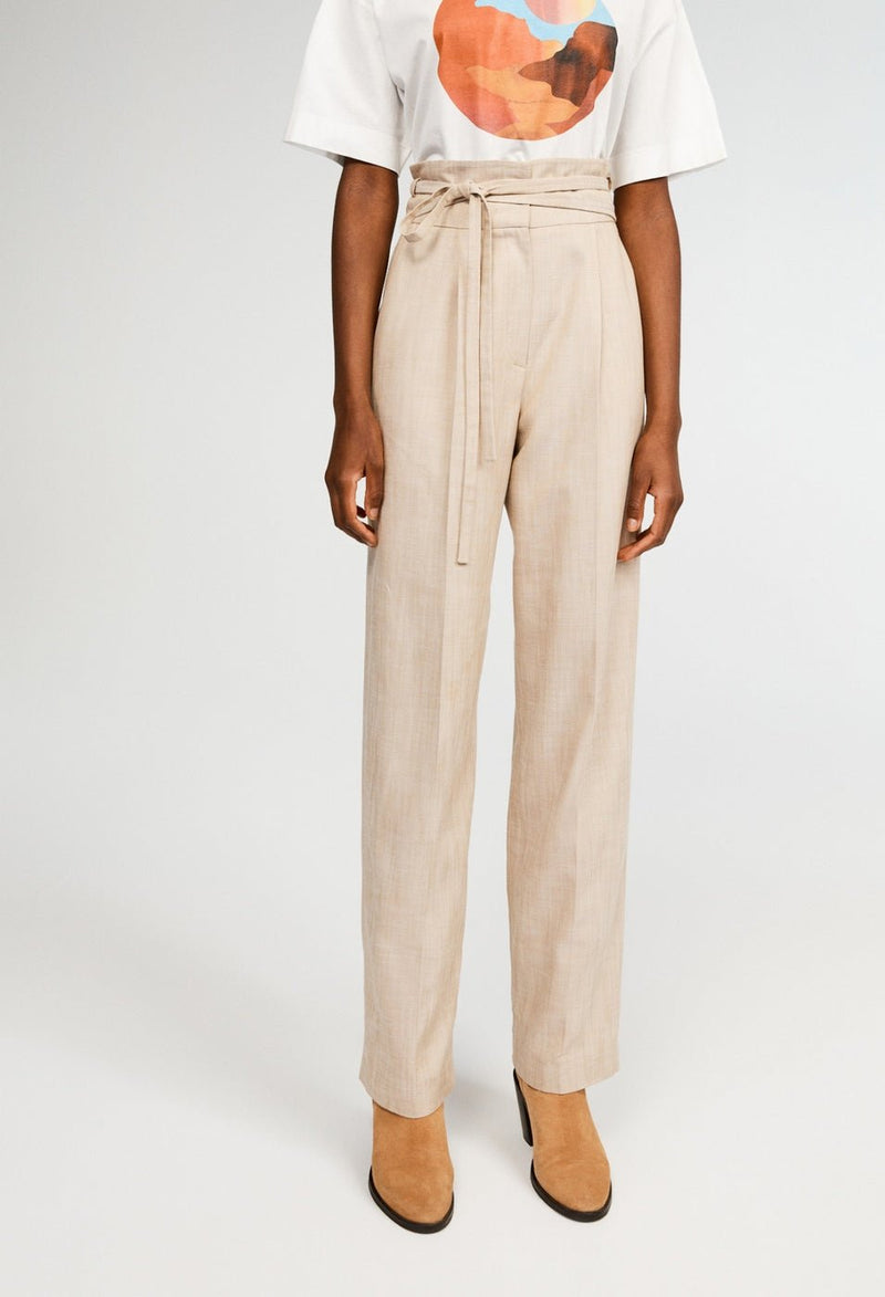 Patcho Pants - Beige - Claudie Pierlot - The Bradery