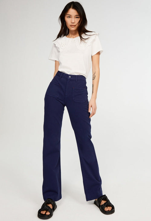 Pipa Pants - Bleu De Chine - Claudie Pierlot - The Bradery