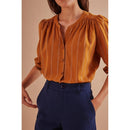 Pantalones Sibonie - Indigo - Des Petits Hauts - The Bradery