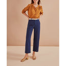 Pantalones Sibonie - Indigo - Des Petits Hauts - The Bradery