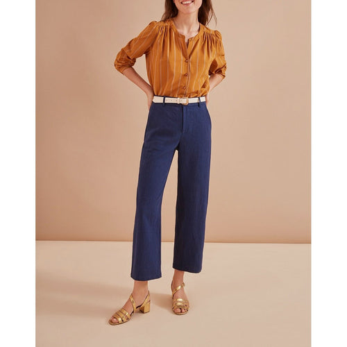Pantalones Sibonie - Indigo - Des Petits Hauts - The Bradery