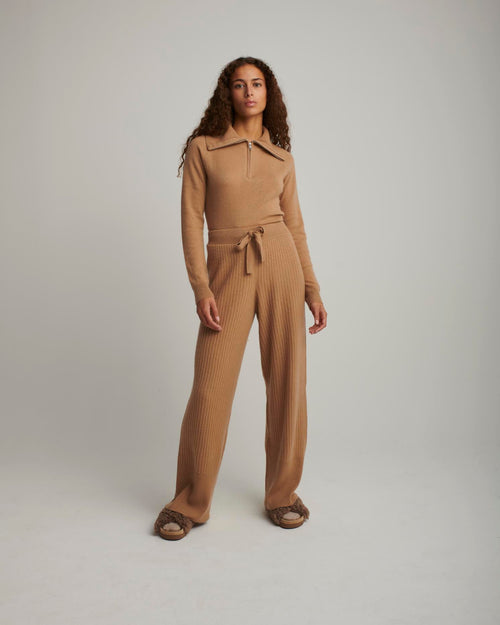 Pantalones Stacey - Camel - Mujeres - Absolut Cashmere - The Bradery