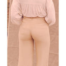 Pantalon Wide Ellie Linen - Light Sand - Reiko - The Bradery