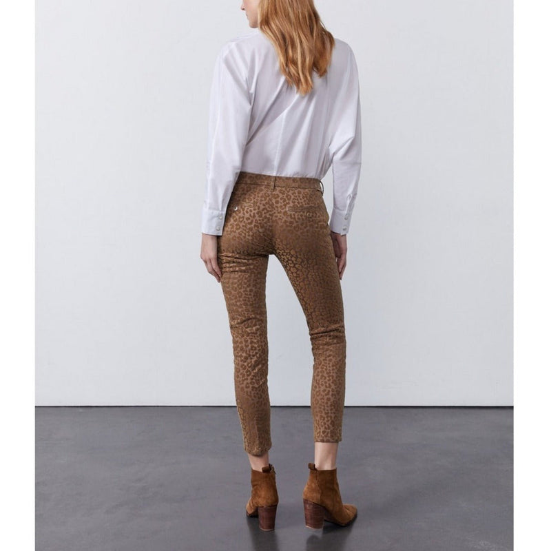 Pantalons Basic Sandy Cropped - Taupe Leopard - Reiko - The Bradery