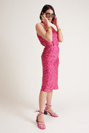 Top Charlotte Leopardo Rosa