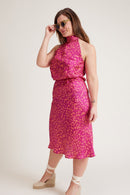 Top Charlotte Leopardo Rosa