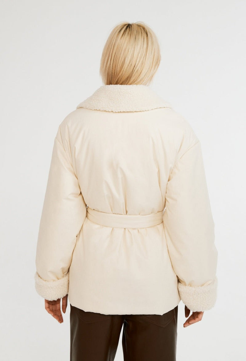 Parka Grego - Ecru - Claudie Pierlot - The Bradery