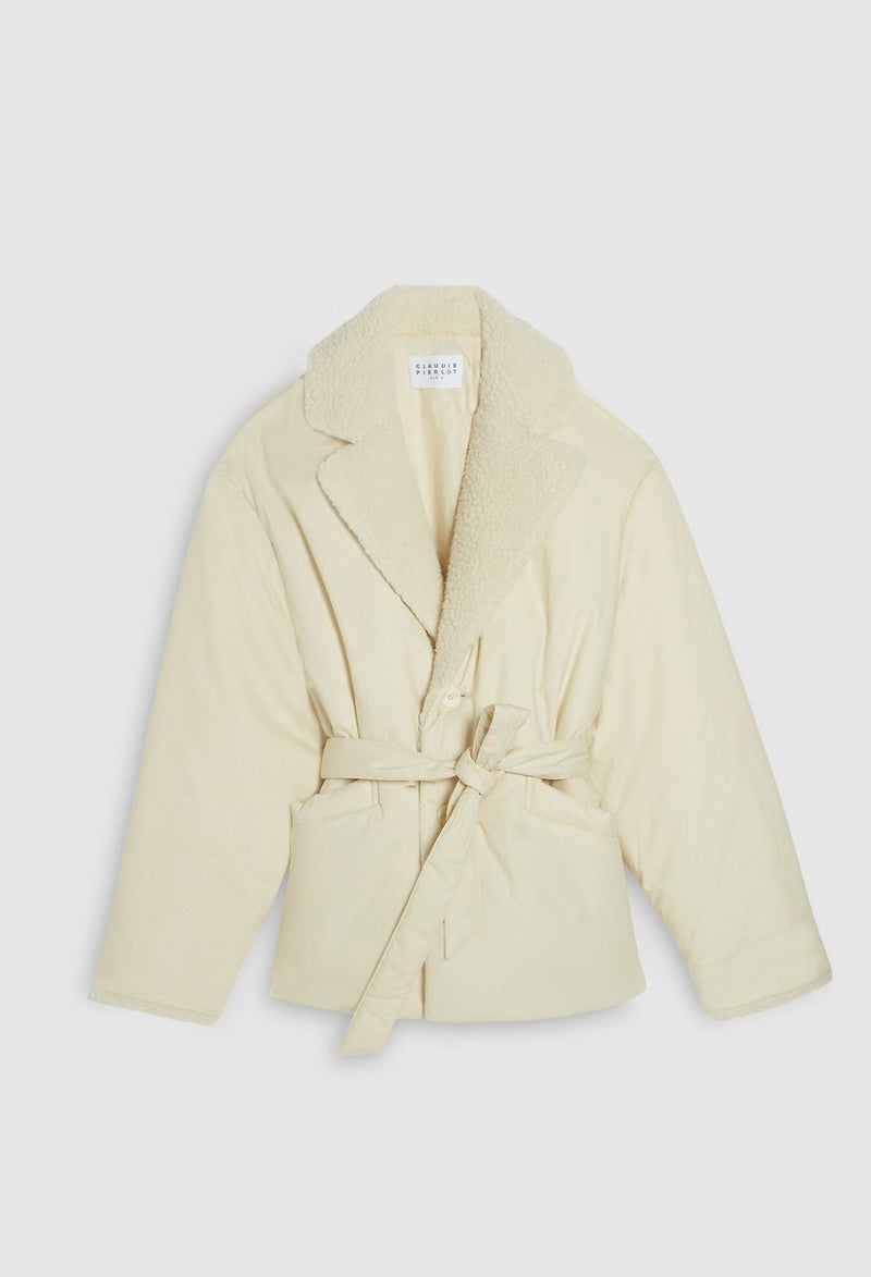 Claudie Pierlot Parka Grego - Crudo - - The Bradery