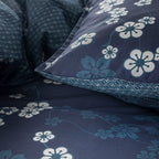 Juego de cama para 2 personas de algodón estampado Sunshine 5.11 - Azul Juego de cama TODAY