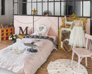 Parure De Lit (Housse De Couette + 2 Taies D'Oreiller) Coton Imprimé Mon Etoile (Placée) - L'EffetPapillon2 - The Bradery