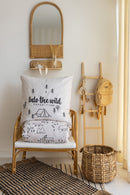 Parure De Lit (Housse De Couette + Taie D'Oreiller) Coton Imprimé Wild - L'Effet Papillon - The Bradery