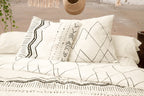 Parure De Lit (Housse De Couette + Taie(s) D'Oreiller) Coton Imprimé Berbere - L'EffetPapillon2 - The Bradery