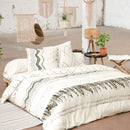 Parure De Lit (Housse De Couette + Taie(s) D'Oreiller) Coton Imprimé Berbere - L'EffetPapillon2 - The Bradery