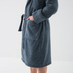 Organic Cotton Bathrobe - Storm - MOST - The Bradery