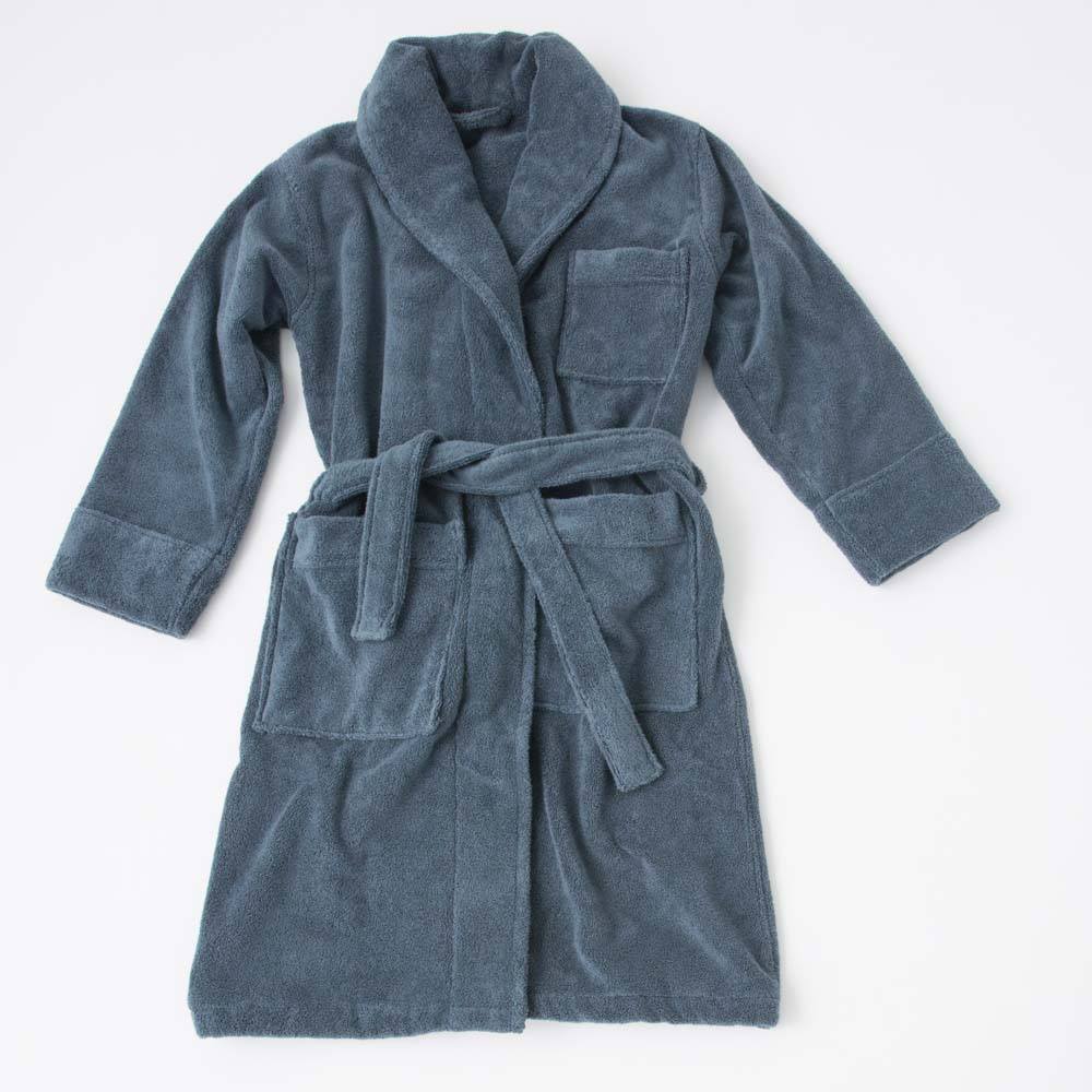 Organic Cotton Bathrobe - Storm - MOST - The Bradery