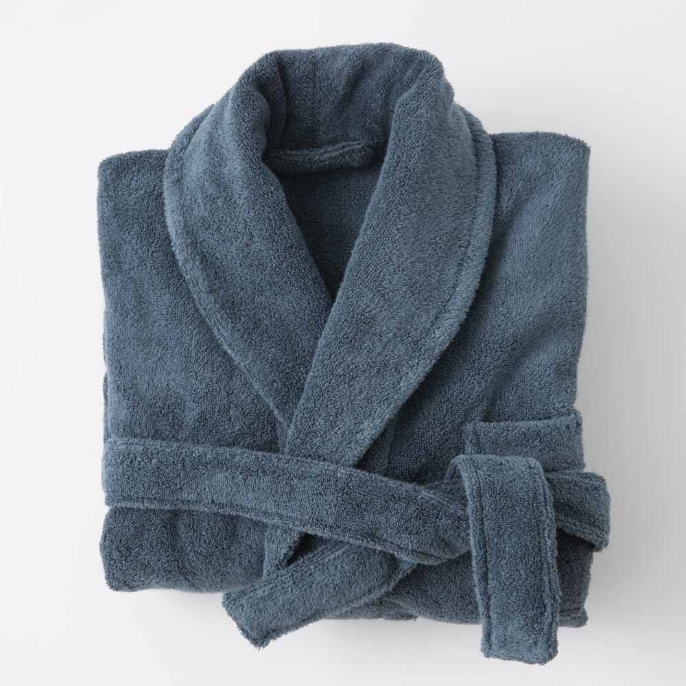 Organic Cotton Bathrobe - Storm - MOST - The Bradery
