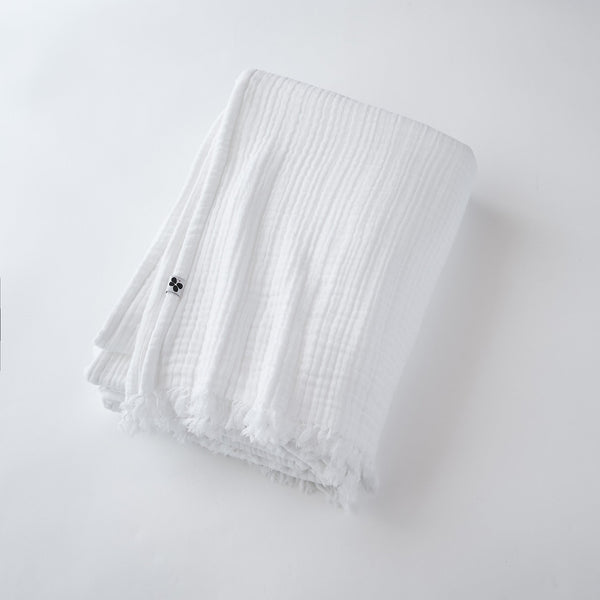 Manta con Flecos Gaïa Chantilly - L'Effet Papillon - The Bradery