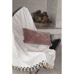 Stockholm Chevron Pompom Plaid - Light Taupe - Febronie -The Bradery