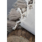 Stockholm Chevron Pompom Plaid - Light Taupe - Febronie -The Bradery