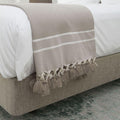 Stockholm XXL Chevron Plaid - Taupe - Febronie -The Bradery